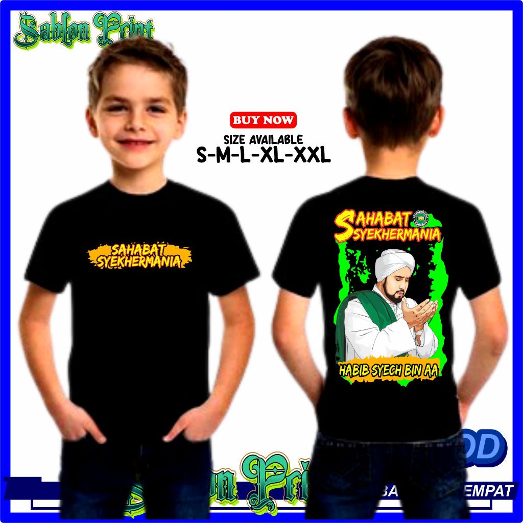 KAOS SAHABAT SYEKHERMANIA | KAOS SYEKHERMANIA CUSTOM | KAOS ANAK SYEKHERMANIA |KAOS SUEKHERMANIA COM