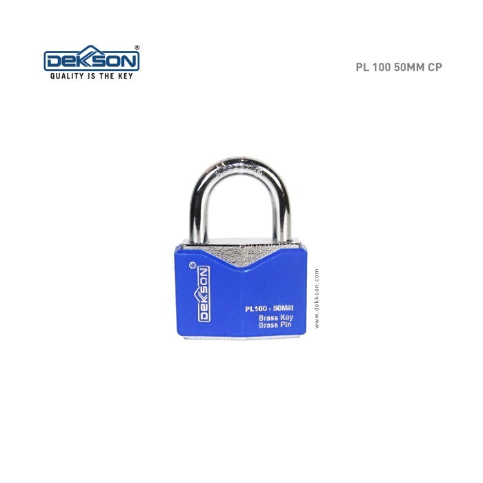 TERPERCAYA Padlock Dekkson PL100 50MM CP / Gembok Dekkson