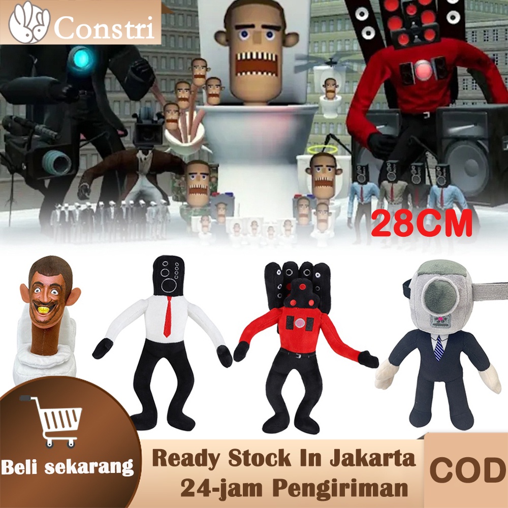 COD Skibidi Toilet Plush Titans Cameraman TV Man Camera Man Titans Speakerman Doll Soft Toy Stuffed 