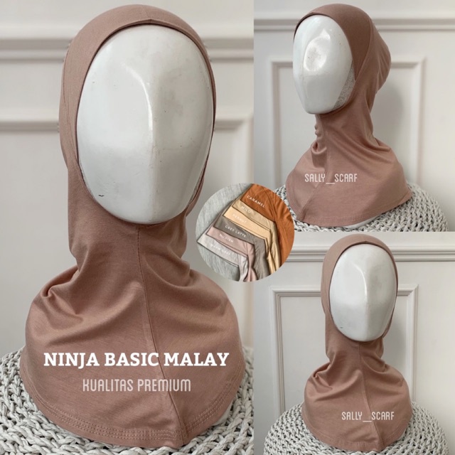 Sally_Outfit Inner Ninja Malay, Hijab Instan Sporty