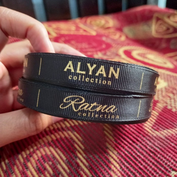 

LABEL BAJU BAHAN GROSGRAIN CUSTOM - 1,3cm