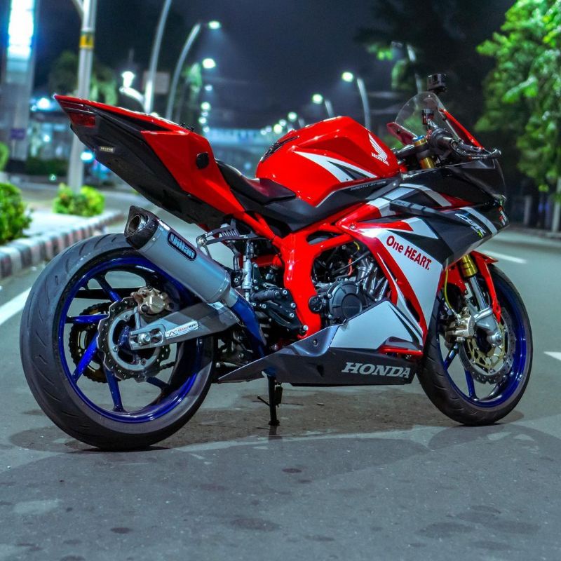 Knalpot Villan SV1 Black/ Silver Fullsystem Cbr250rr Ninja250 Z250 MT25 R25 Versys250 dll