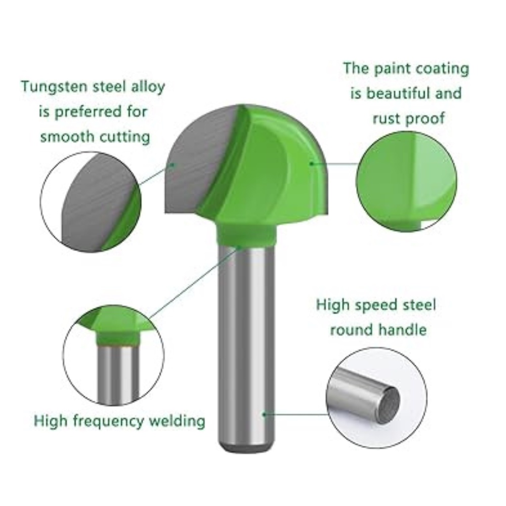 RB Mata Profil kayu bulat radius round bottom router bit