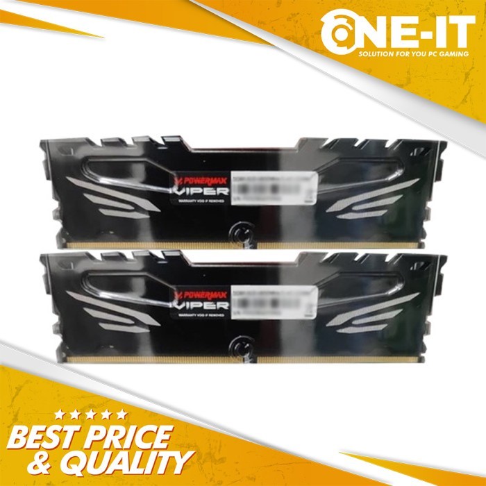 RAM POWERMAX VIPER 32GB KIT 16GB*2 DDR4 3200mhz
