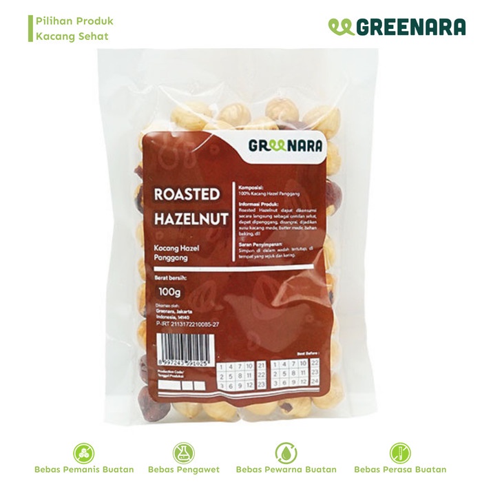 

[SUKSES] DISKON Kacang Hazel Panggang 100gr / Roasted Natural Hazelnut