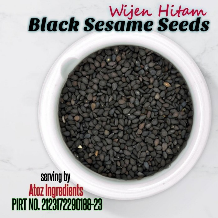 

BISA COD - Wijen Hitam Premium 50 GR/ Premium Black Sesame Seed 50 GRAM
