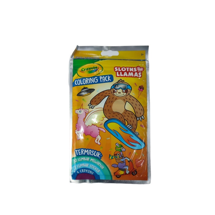 

Crayola Coloring Pack Sloths Llamas