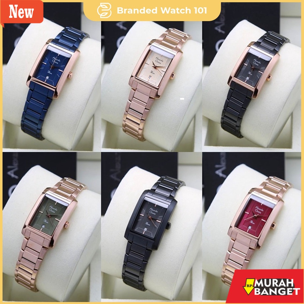 dana kembali jika tidak ori- ORIGINAL Jam Tangan Wanita Alexandre Christie AC 2979 / AC2979 / 2979 G