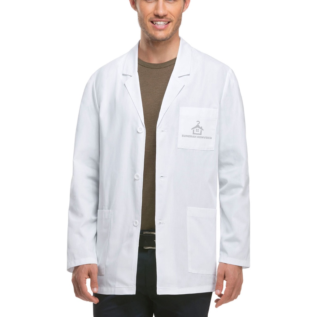 Jas Lab / Jas Dokter / Jas Koas / Jas Praktek / Jas Perawat Amerika Drill premium termurah