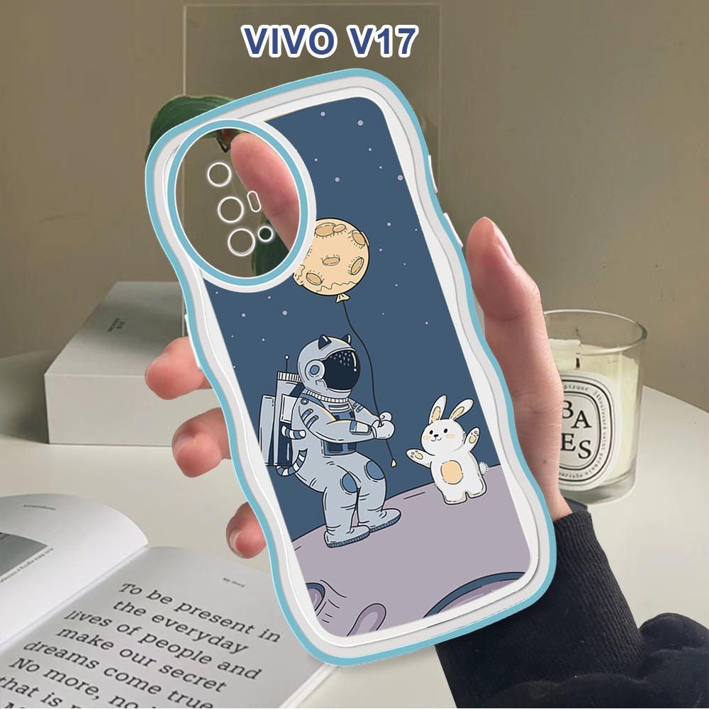 Casing Untuk Vivo V17 V19 Neo V11 Pro V9 V5 Plus V5S Soft Case Nasa Astronaut Shockproof Ponsel Cove