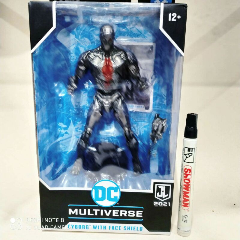 mainan action figure mcfarlane cyborg mcfarlanetinggi sekitar 7 inchdc multiverseartikulasiCNIWDeutJ