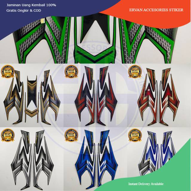 Striping Yamaha RX king 2004 stiker les motor RX KING  KUALITAS