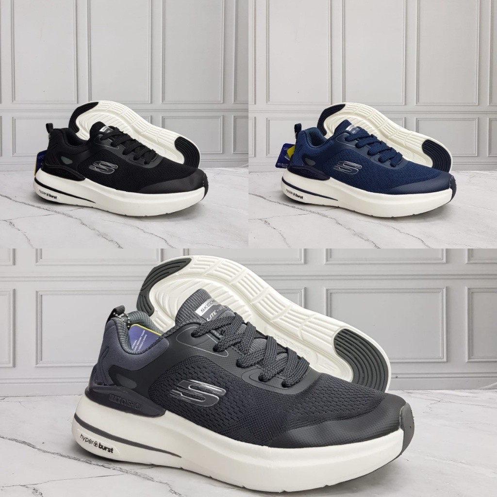 Skechers Hyper Burst Dynamic Men's Sneakers/Skecher Man/Sneakers Pria/Sepatu Lari/Sepatu Jogging/ Se