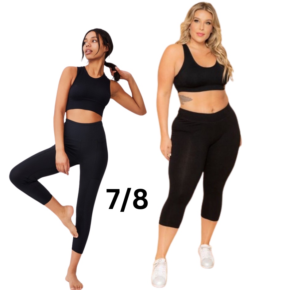 Celana Legging Wanita Tebal 7/8 Jumbo Pinggang Karet COD