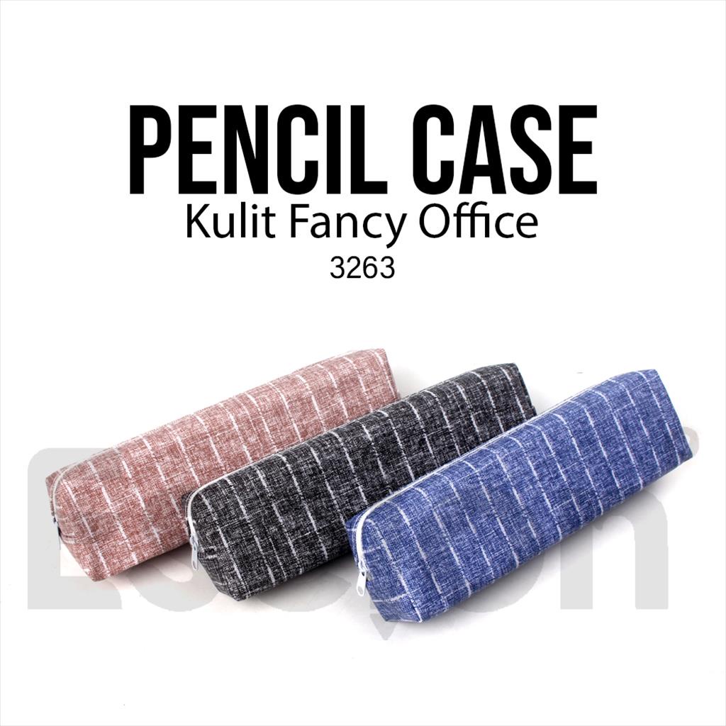 

[ES.JKT]Tempat Pensil Kulit Office 3263 / Kotak Pensil Polos Office 3263