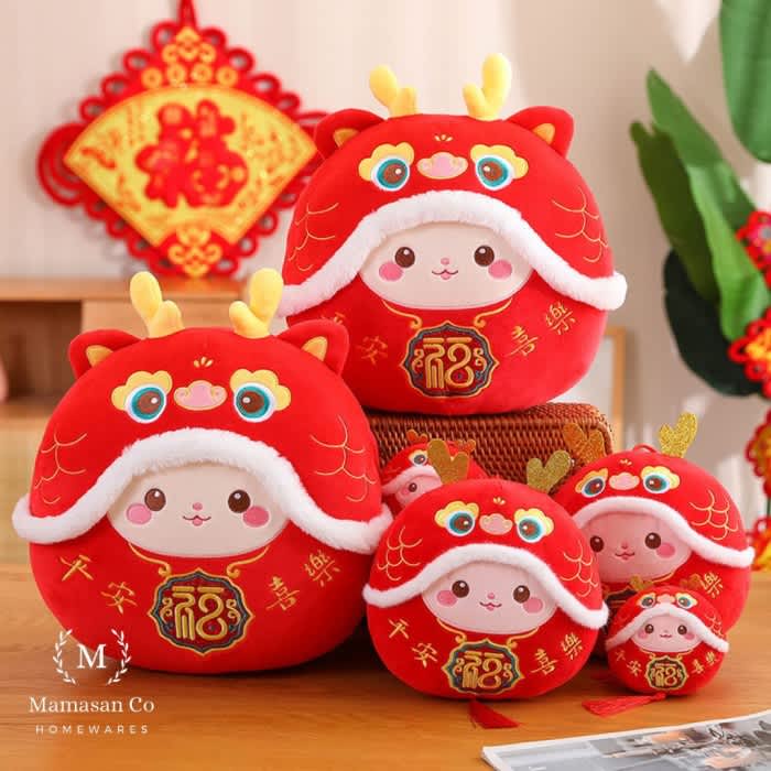 CNY 2024 Dragon Doll Plush Decoration | Boneka Naga Imlek