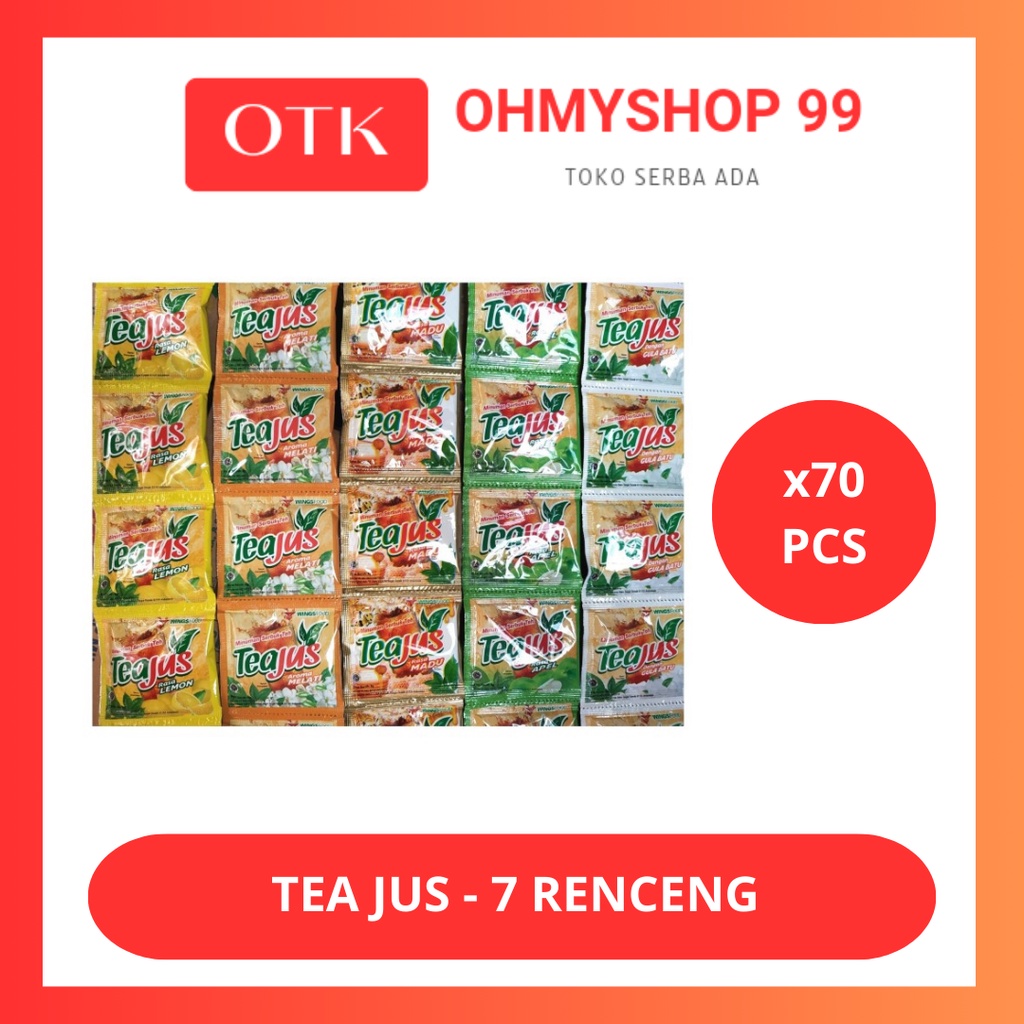 

Tea Jus Minuman Teh Instan 8gr - 7 Renteng