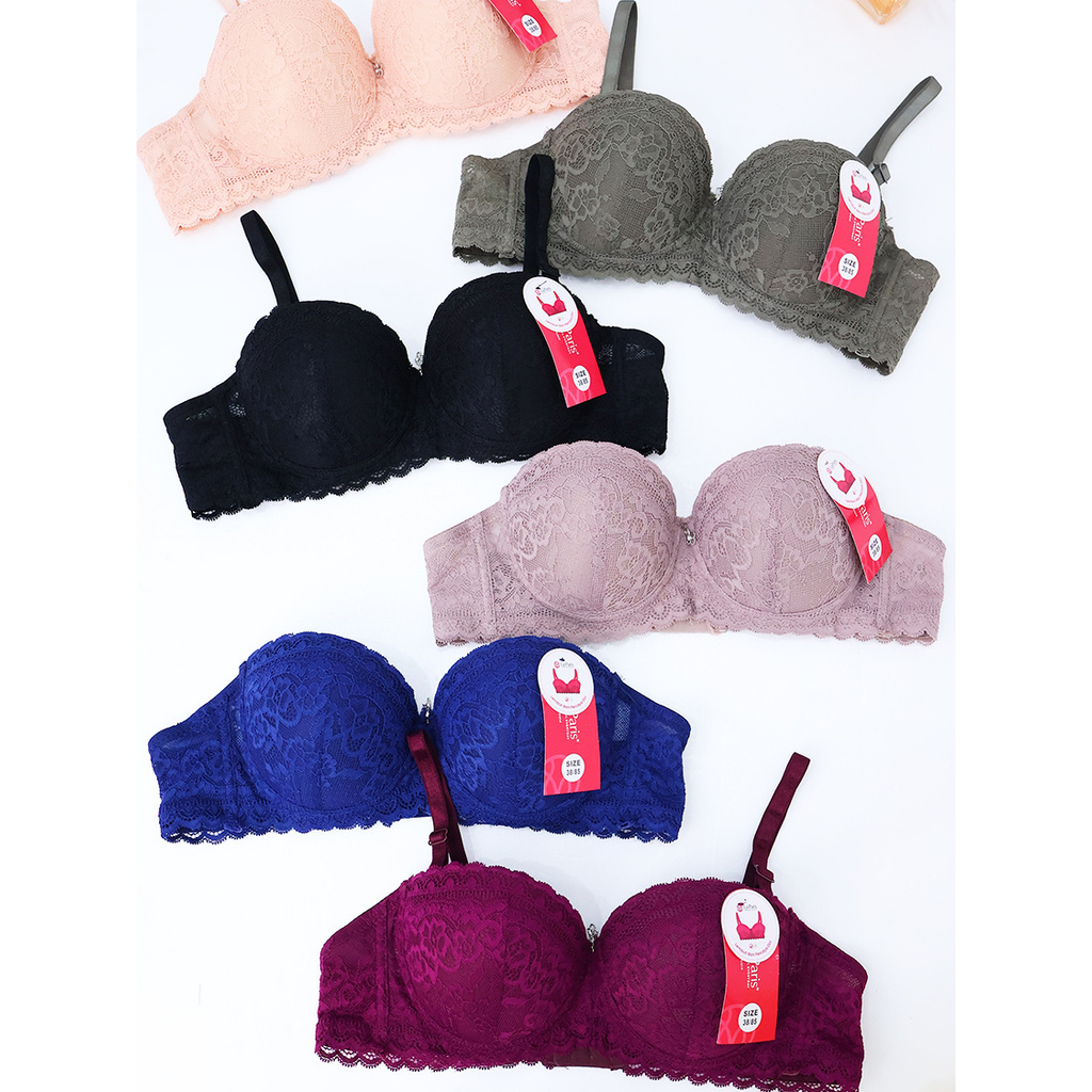 BH Bra Kawat Push Up Size 34 36 38 BH Kawat Produk Berkualitas Premium La Paris Cup B BRA Kawat HALF