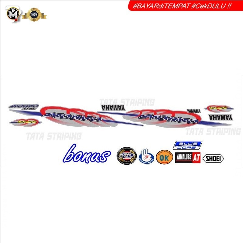 striping Nouvo lele tusuk sate