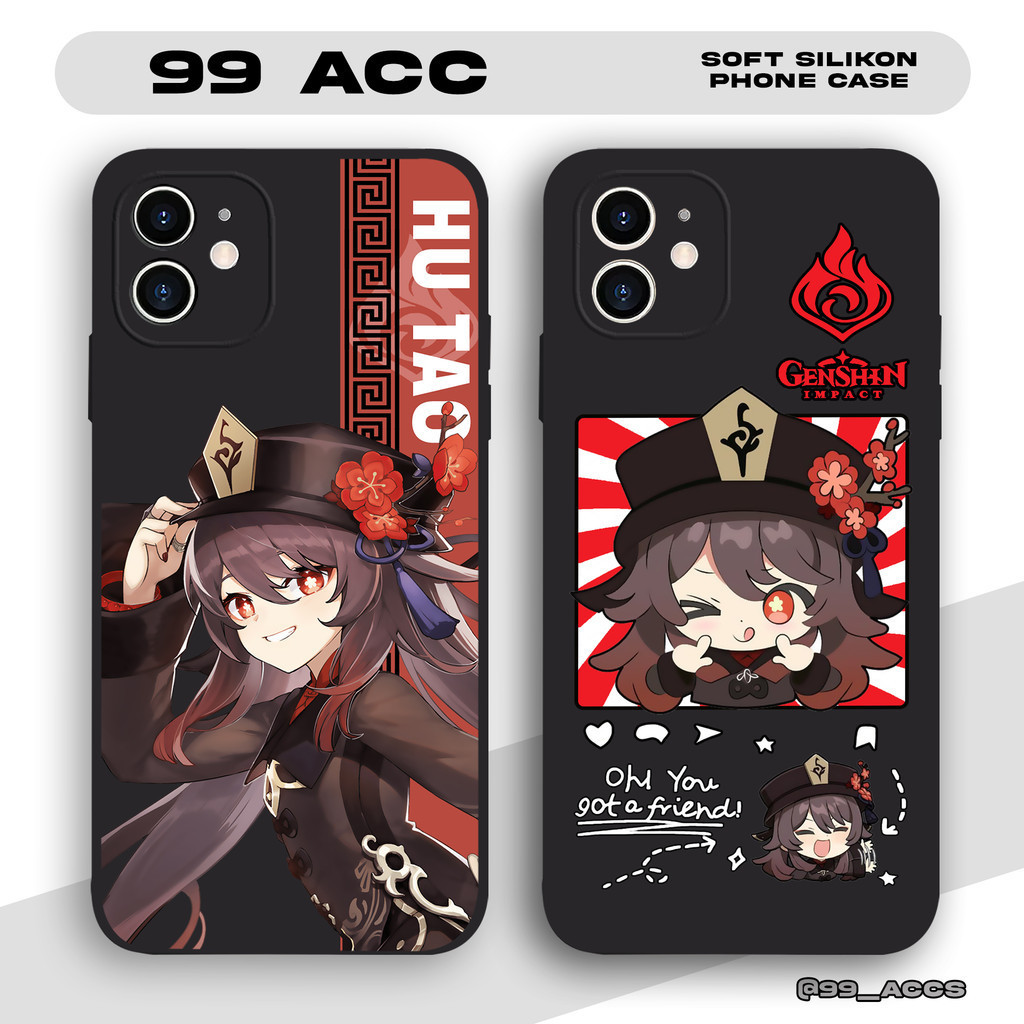 Case Xiaomi Redmi 12 12C 9 9A 9C NOTE12 NOTE10 NOTE9 10C 10A 9T NOTE8 Casing Genshin Impact Aestheti