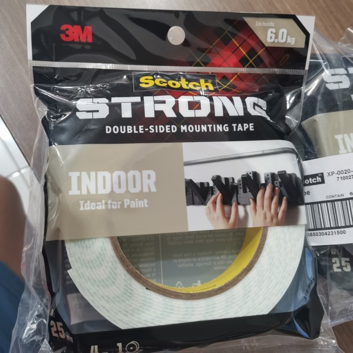 

ORIGINAL Scoth 3M double tape INDOOR 110-M25 Doubletape 3M isolasi