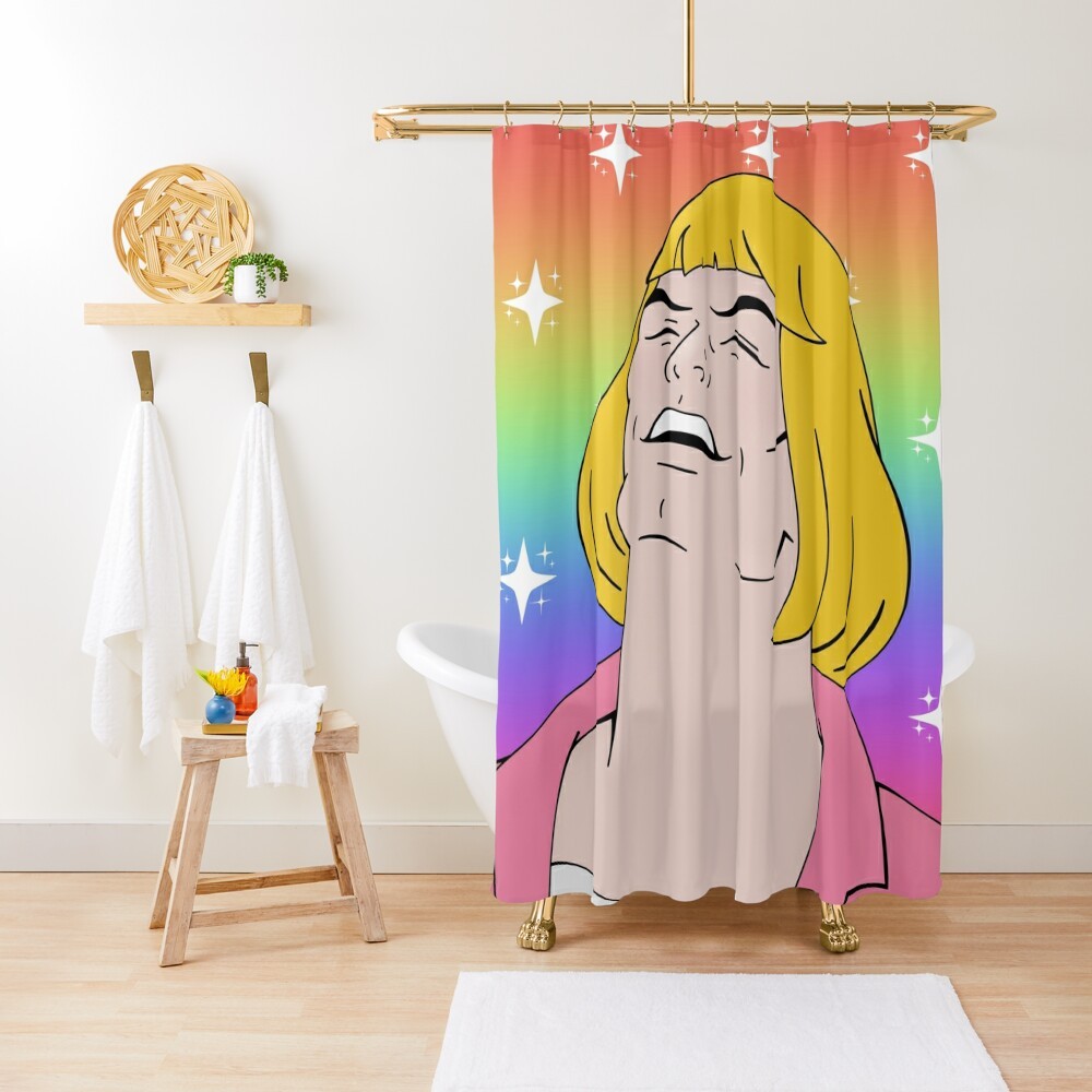 He-Man Shower Curtain Bath Curtain Cover Curtain Anime Shower Curtain