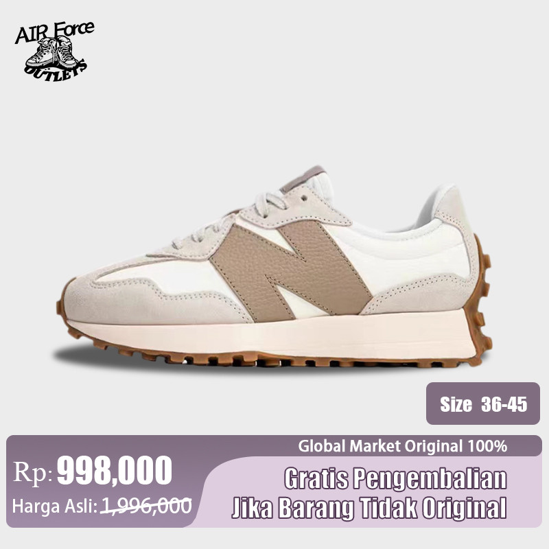 Sepatu Sneakers NB 327 Moonbeam Classic gray 100% original BNIB Global Market