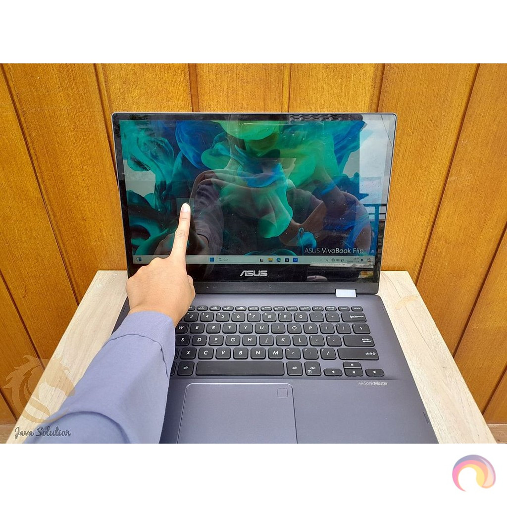 Laptop Asus GO Asus Vivobook Flip Tp412FA 2in1 i5 Gen 10 8Gb 512 gb touchscreen Laptop Murah-Laptop 