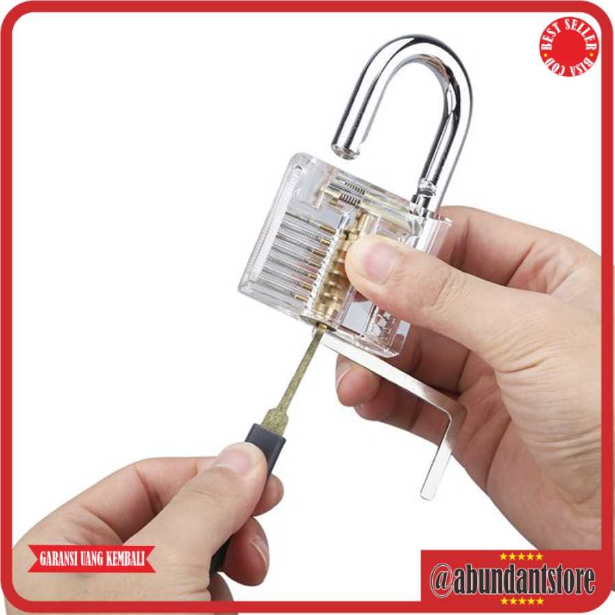 Goso Set Alat Pembuka Gembok Kunci Pintu Lock Pick Locksmith 24 PCS - 038