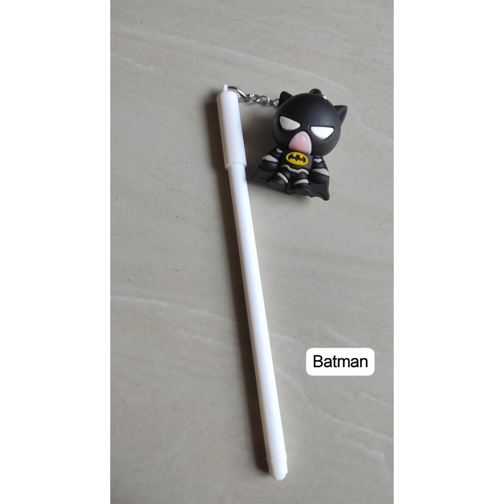 

HS88 PULPEN GEL 0.5MM SUPERHERO | SPIDERMAN | CAPTAIN AMERICA | BATMAN | IRONMAN | SUPER HERO | PEN GEL MARVEL AVENGER | ALAT TULIS SEKOLAH | ALAT TULIS KANTOR | ATK | PERLENGKAPAN ALAT TULIS | HADIAH ANAK COWOK | SKM - BATMAN