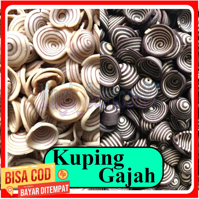 

1kg kuping gajah cream/ hitam
