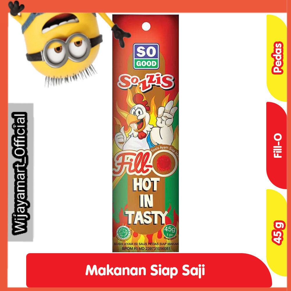 

Sozzis Fill-O Sosis Siap Makan Ayam Saus Pedas 45 g