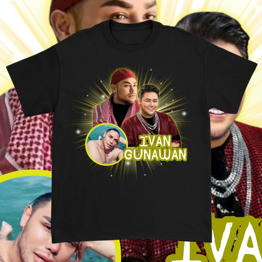 Kaos Tshirt Ivan Gunawan Artis Indonesia Cotton 30s Premium - T-Shirt Pria dan Wanita