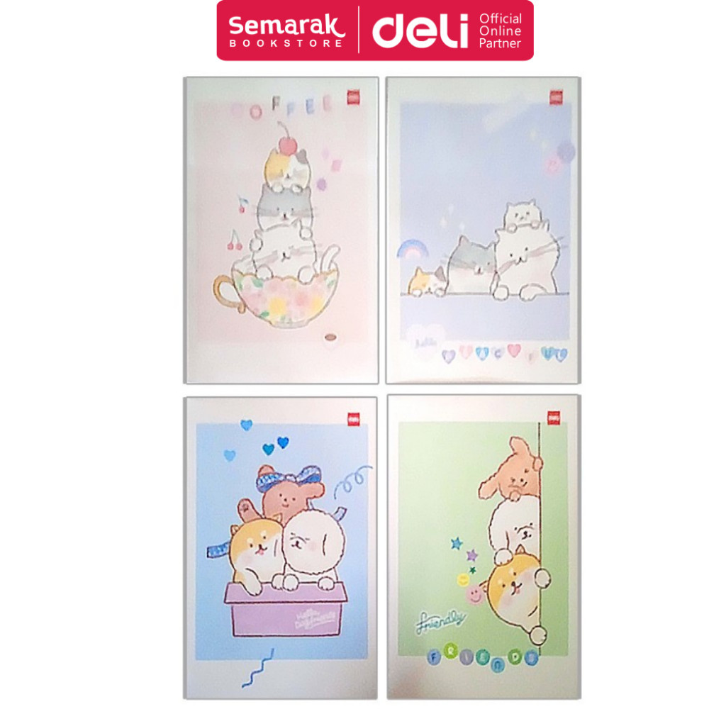 

Deli NB542 Buku Tulis Sekolah Besar B5 42 Lembar - Miyou [1 Pack / 10 Buku]