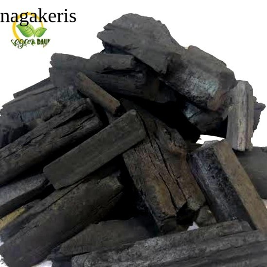 ARANG KAYU BAKAU 1KG PEKANBARU SEGARDAUNPKU antik