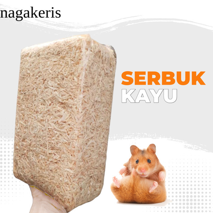 

Serbuk Kayu Hamster / Sugar Glider / Landak Mini Bedding Alas Kandang antik