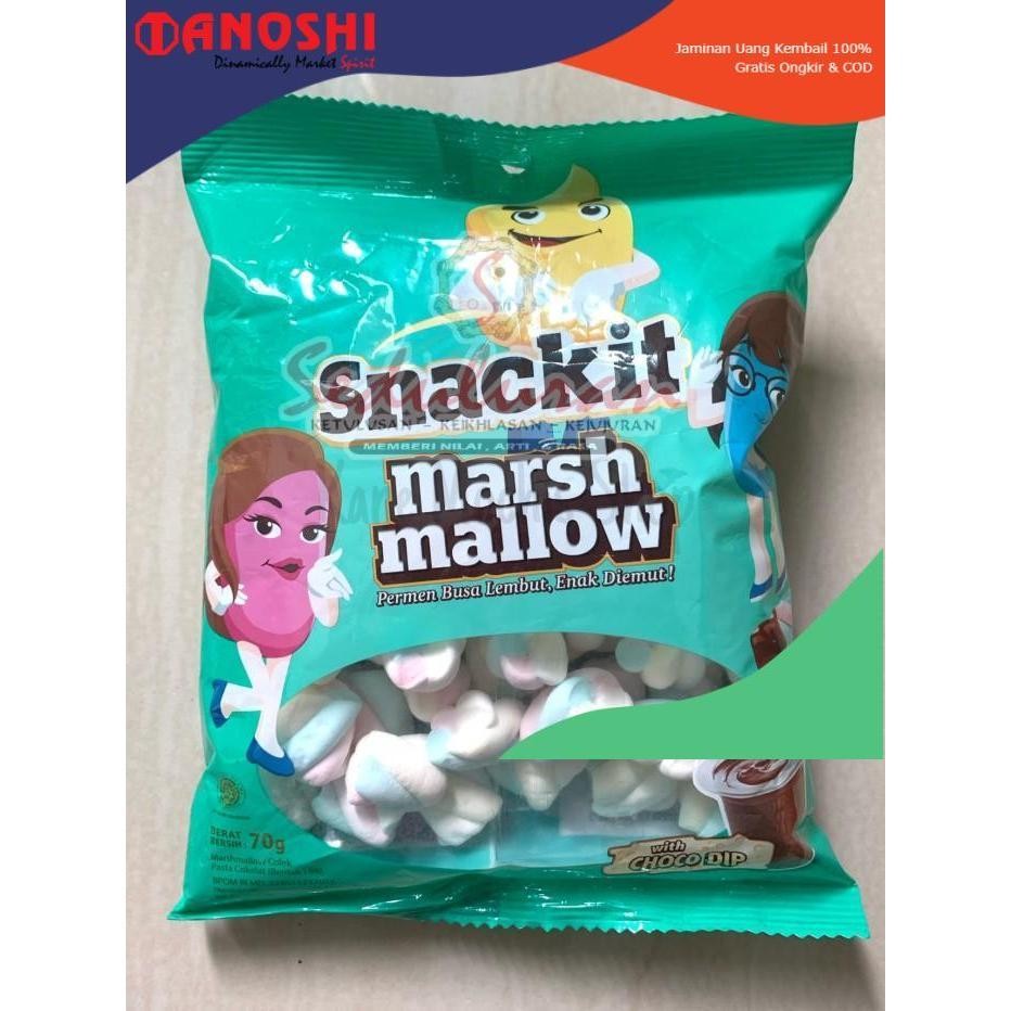 

SNACKIT MARSH MALLOW 70 GRAM -1 BUNGKUS PERMEN MARSMALLOW KENYAL