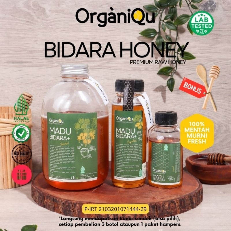 

ORGANIQU Madu Multiflora Plus Extract Bidara untuk mencegah Insomnia Tantrum dan stres