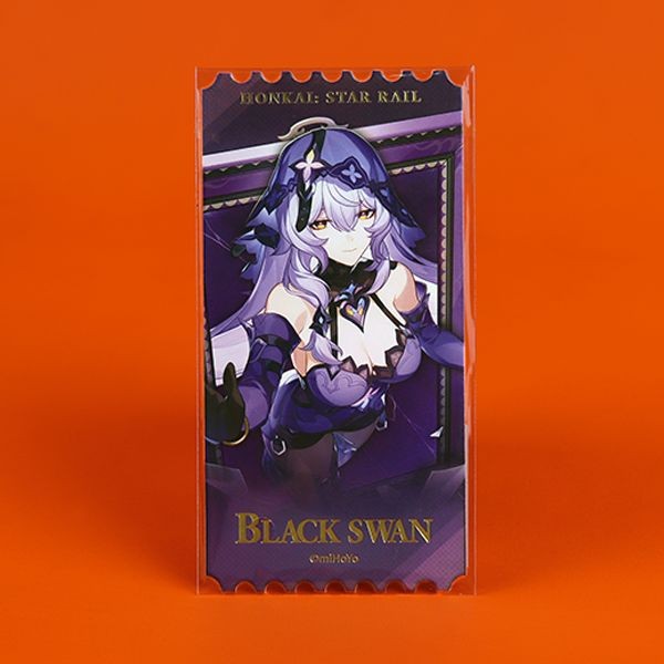 Black Swan Nihility  Mini Laser Ticket - Honkai Star Rail 15cm