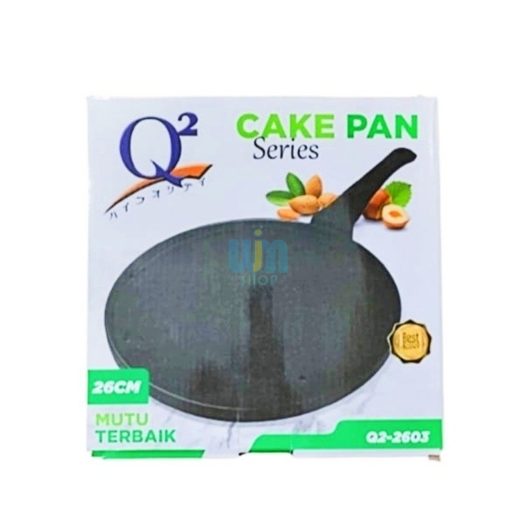 Wajan Datar Crepes  26cm Q2 Cake Pan