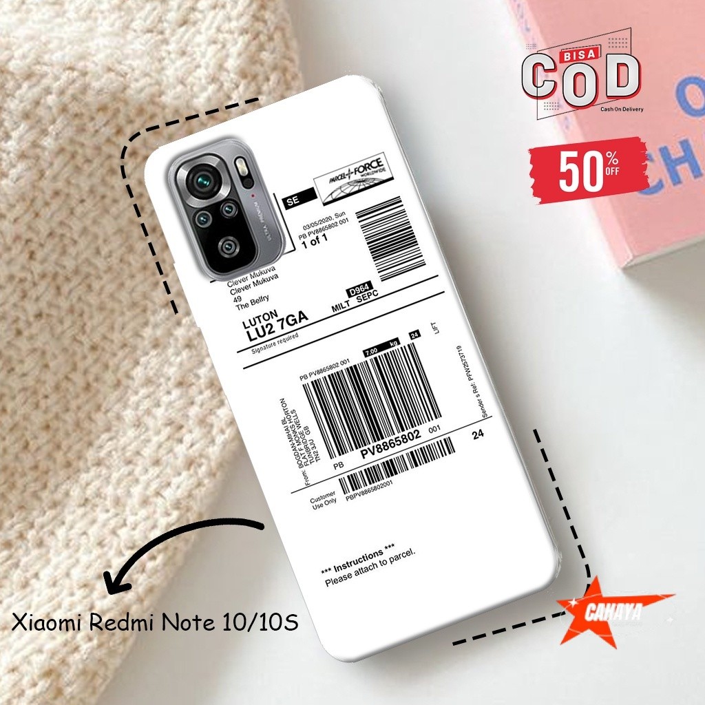 Case Hp Xiaomi Redmi Note 10/10s - PIcks Store - Casing Hp REDMI - Model Wallpaper DHL  Keren - Mika