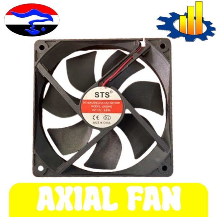 AXIAL FAN KOSS DC 12V 12X12CM
