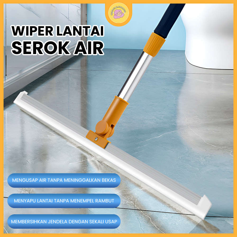 MS Wiper Lantai Alat Pel Serok Air Hujan Kamar Mandi Pendorong Air