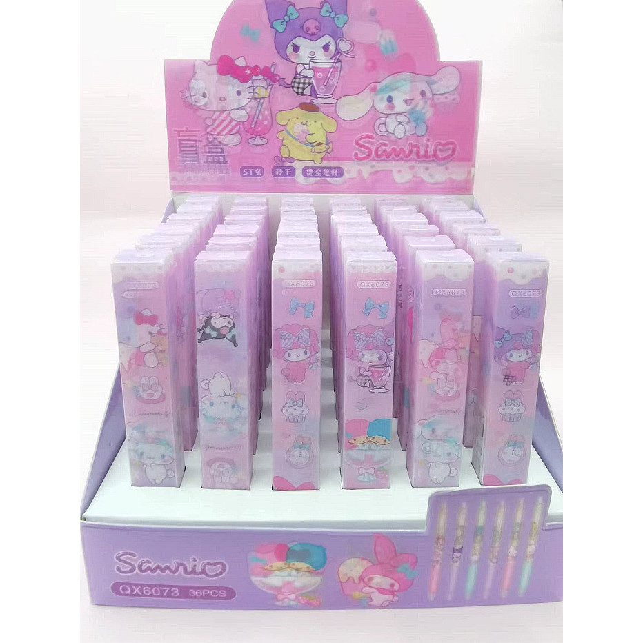 

Random 1Pcs Sanrio Gel Pen mymelody Kuromi Cinnamoroll ballpoint pen Cute Stationary Supplies Back To School birthday gift