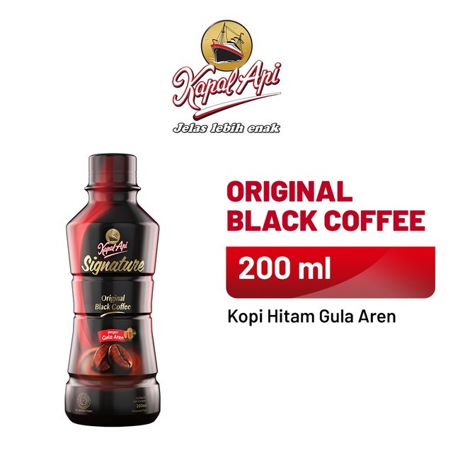 

KAPAL API Signature Original Black Ready to Drink 200 ml