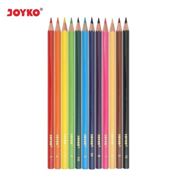 

Pensil Warna Joyko CP-12PB Color Pencils 12 Warna