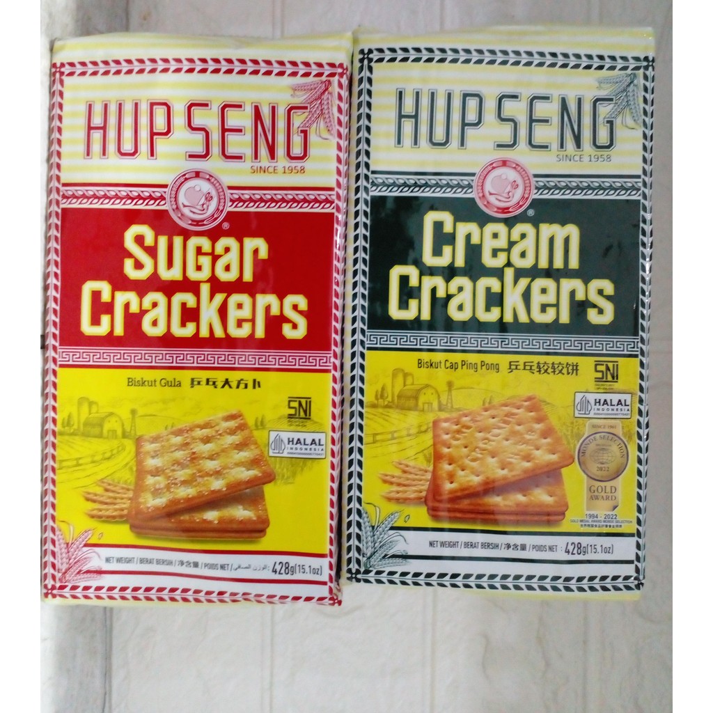 

HUP SENG CRACKERS BISKUIT CAP PING PONG