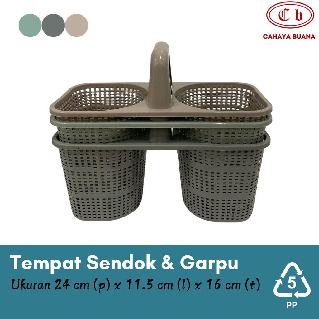 Tempat sendok / Tempat sendok estetik serbaguna / Keranjang sendok
