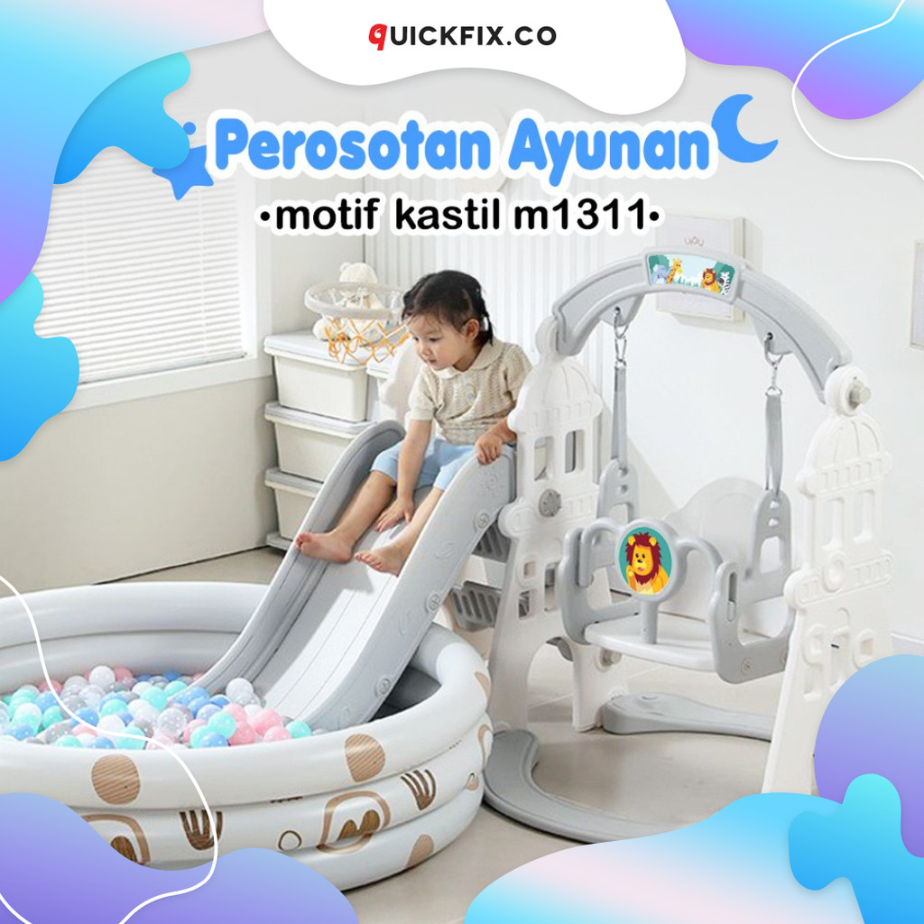 Perosotan & Ayunan Anak – Mainan Playground Indoor/Outdoor | QUICKFIX