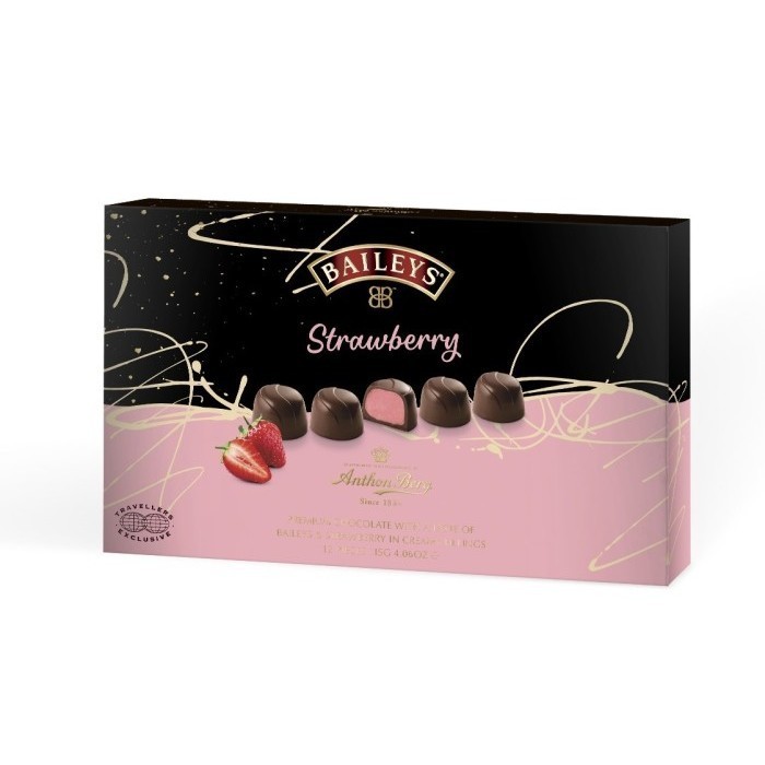 

Anthon Berg X Baileys Strawberry Chocolate Taste Travel Edition 125gram